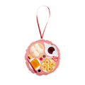 Dim sum fabric ornament