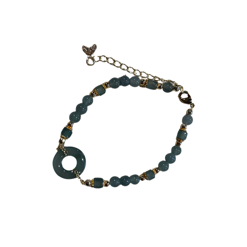 Classic Donut Jade Bracelet