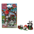 Panda Family Eraser Pack