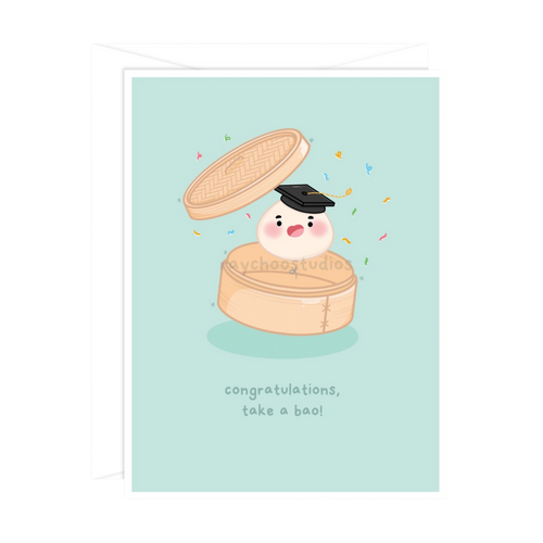 Congratulations, Take A Bao Graduation Card