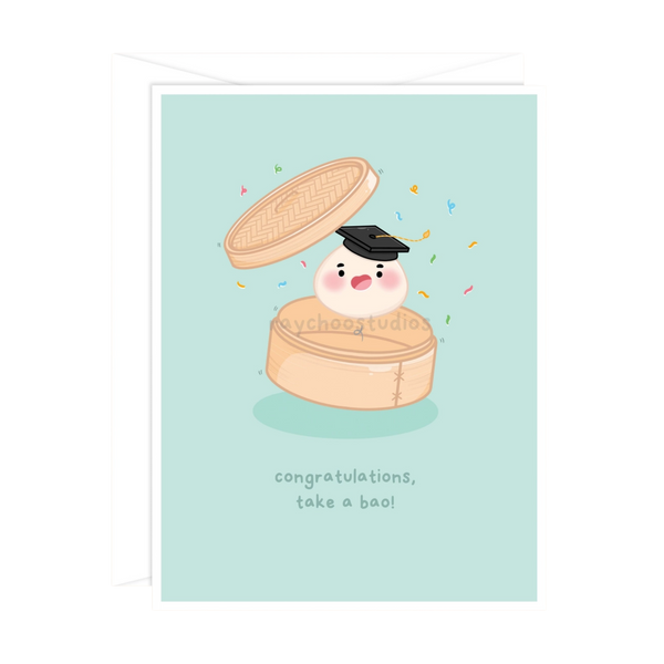 Congratulations, Take A Bao Graduation Card