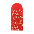Golden Bird and Branches Red Envelopes