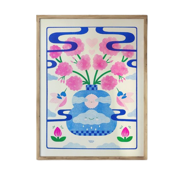Healing & Growth Risograph Art Print