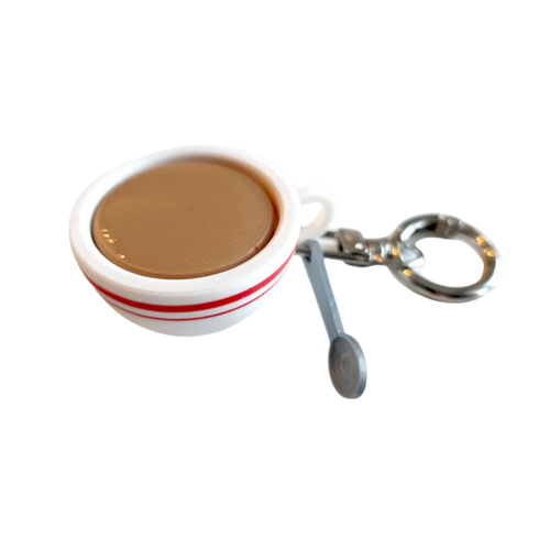 Hong Kong Style Milk Tea Clicker Keychain