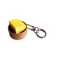 Ma Lai Go (Malay Sponge Cake) Clicker Keychain