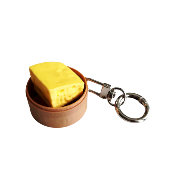 Ma Lai Go (Malay Sponge Cake) Clicker Keychain