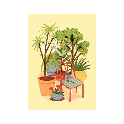 Patio Garden Art Print