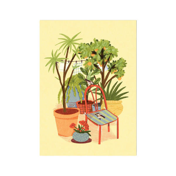 Patio Garden Art Print