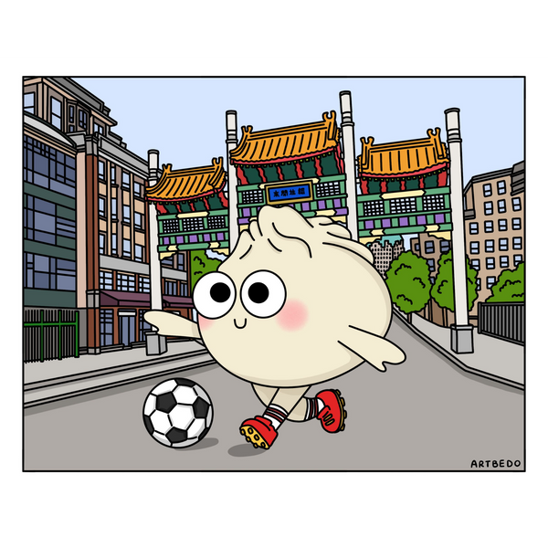 FHC x Artbedo Soccer Bao Postcard