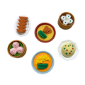 Assorted Chinese Food Erasers