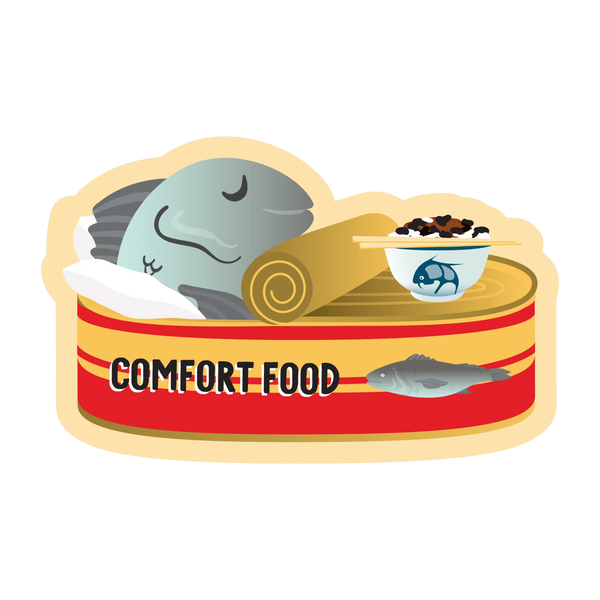 Comfort Food Dace Vinyl Sticker