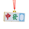 Glass Mahjong Tiles Ornament