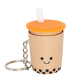 Chewy Bubble Tea Fidget Clicker Keychain