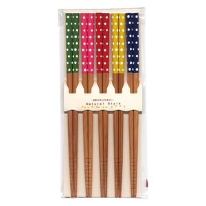Polka Dot Bamboo Chopsticks