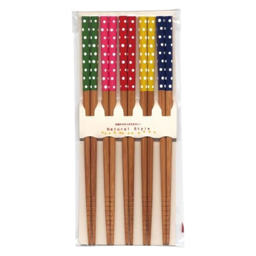 Polka Dot Bamboo Chopsticks