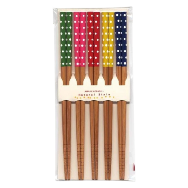 Polka Dot Bamboo Chopsticks