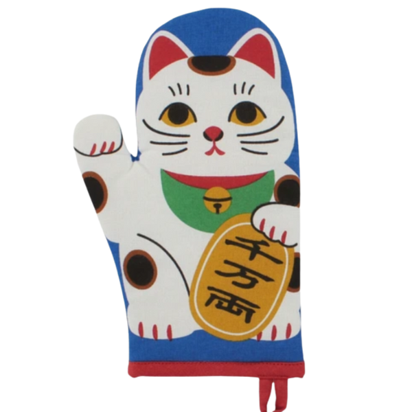 Lucky Cat Oven Mitt