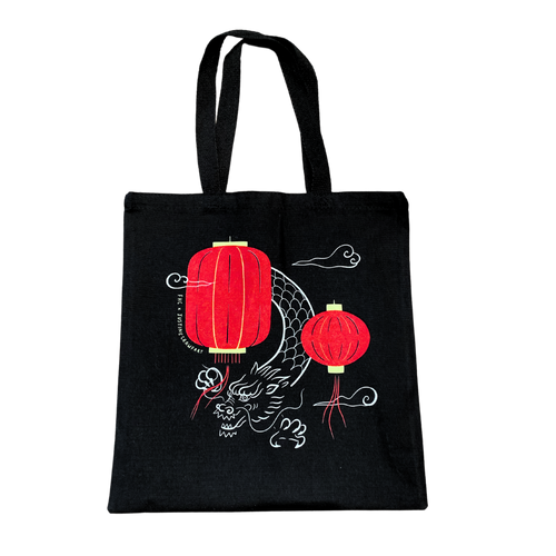 FHC x Justine Crawfart Dragon and Lantern Tote Bag