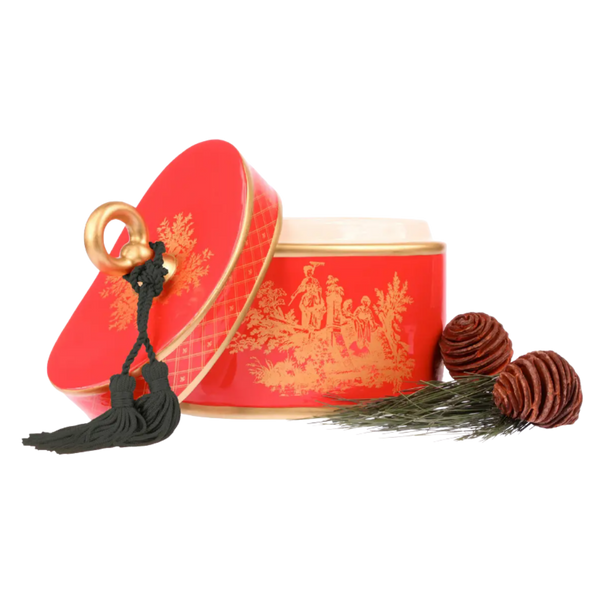 Festive Red Two Wick Candle