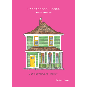 Fred John Strathcona Homes Colourful Greeting Cards