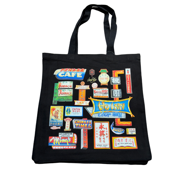 FHC x Donna Seto Neon Signs Tote Bag