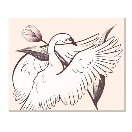 Swan Print