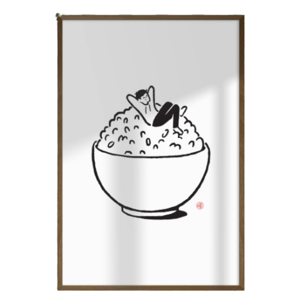 Rice Chill Print