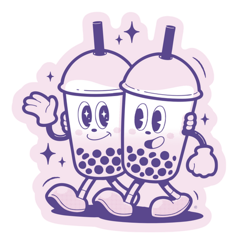 FHC x Fai Kee Studio Boba Vinyl Sticker