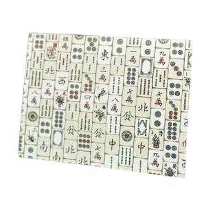 Fête Chinoise Mahjong Art Greeting Card