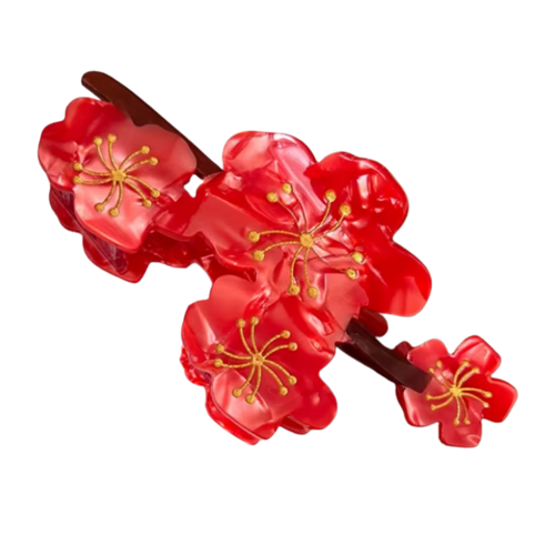 Plum Blossom Claw Clip