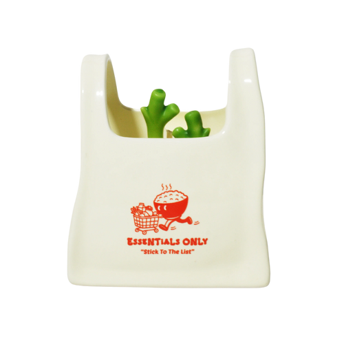 Essentials Only Plastic Bag Container Candle