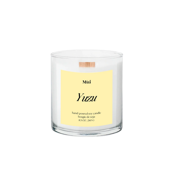 Yuzu Wooden Wick Candle