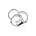 Dumpling Hug Print