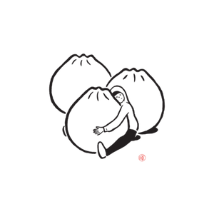 Dumpling Hug Print