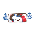 White Rabbit Candy Sticker