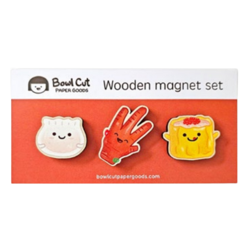 Dim Sum Wooden Magnet Set