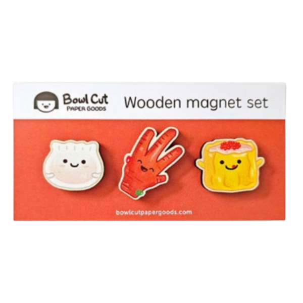 Dim Sum Wooden Magnet Set