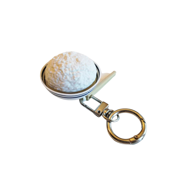 Bowl of Rice Clicker Keychain