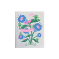 Frog Party Birthday Risograph Greeting Card