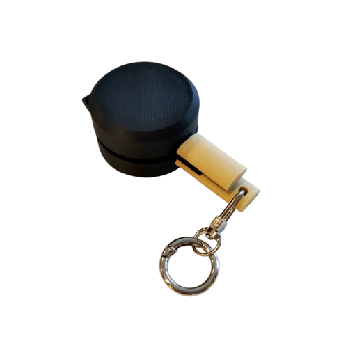 Egg Waffle Iron Clicker Keychain
