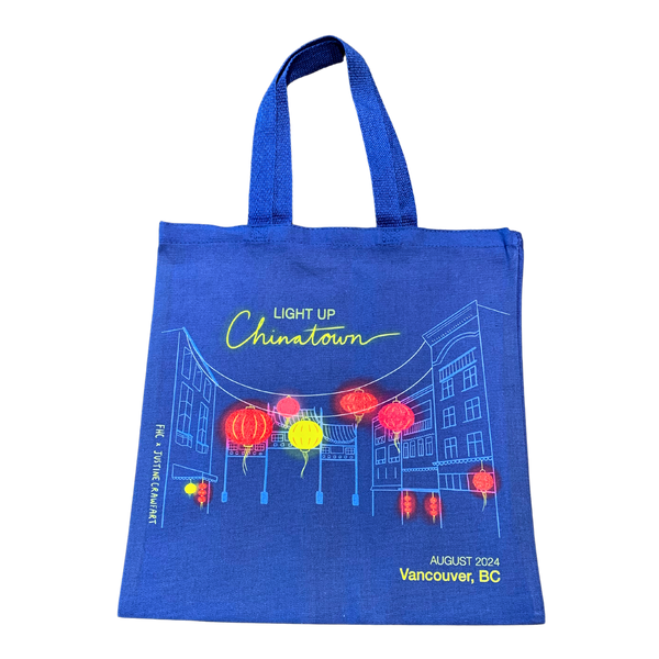 FHC x Justine Crawfart Vancouver Chinatown Cityscape Tote Bag
