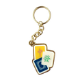 Mahjong 3 Dragons Keychain