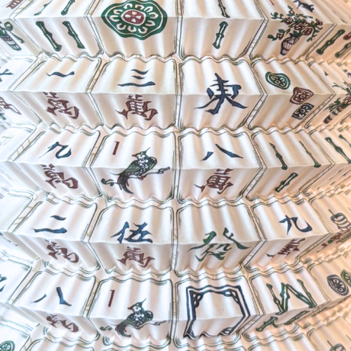 Fête Chinoise Mahjong Paper Latern