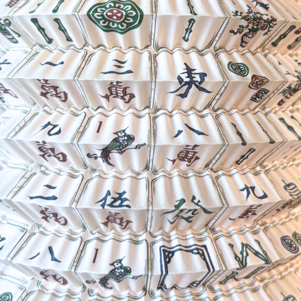 Fête Chinoise Mahjong Paper Latern