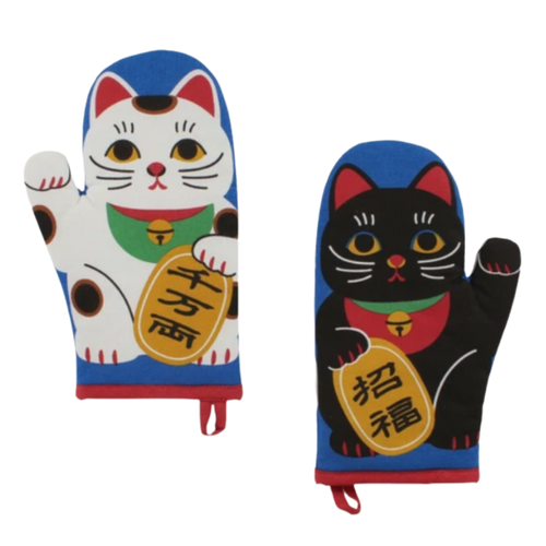 Lucky Cat Oven Mitt