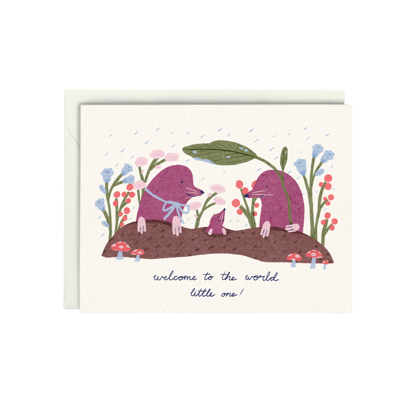 "Welcome to the World Little One!" Greeting Card