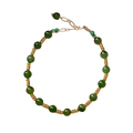 Beaded Jade Chain Bracelet