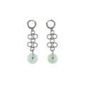 Jade Chinese Knot Earrings