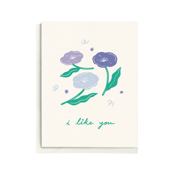 "I Like You" Greeting Card