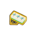 MJ Pong Lapel Pin